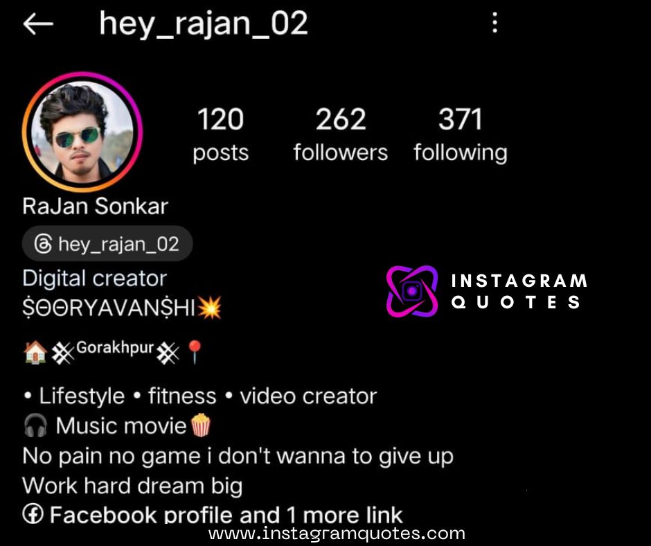 Instagram Bio For Boys