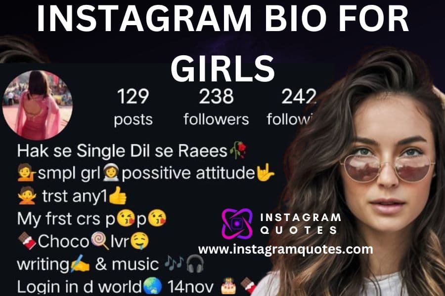 Instagram Bio For Girls - Instagramquotes.com