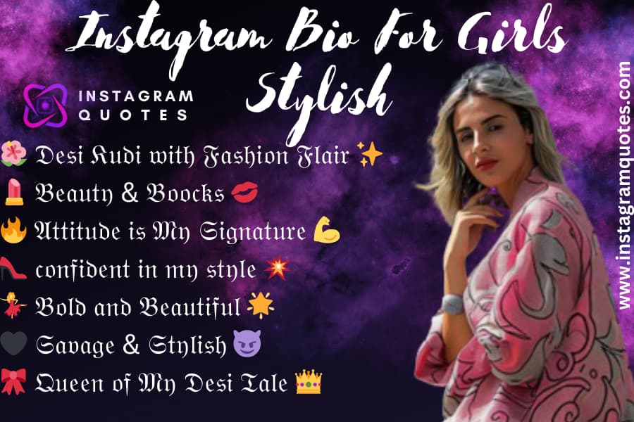 Instagram Bio For Girls Stylish