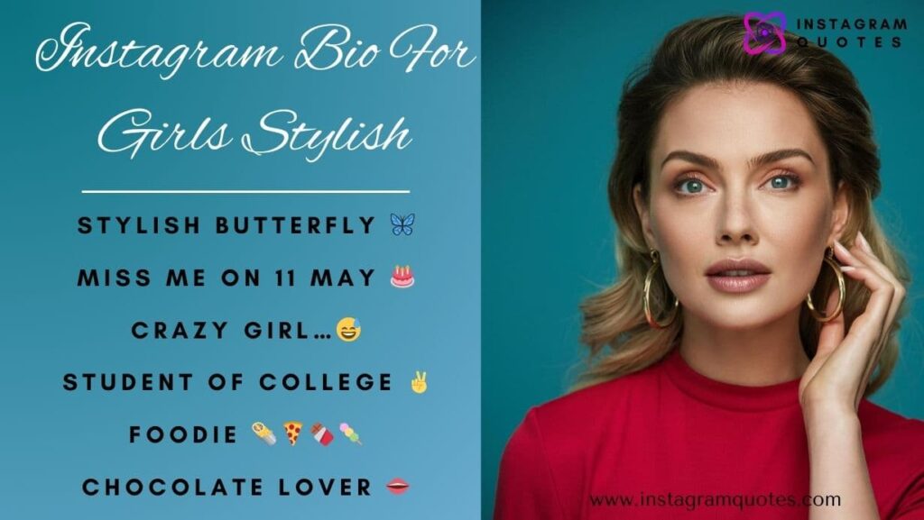 New Stylish Bio For Instagram Girl