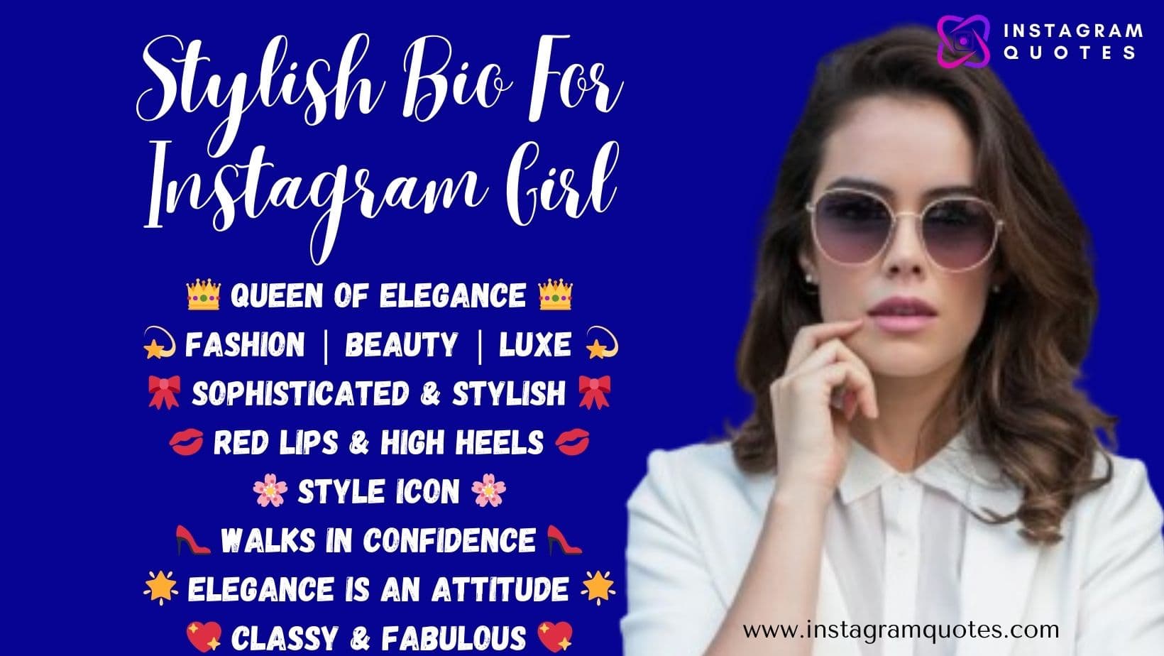 Stylish Bio For Instagram Girl