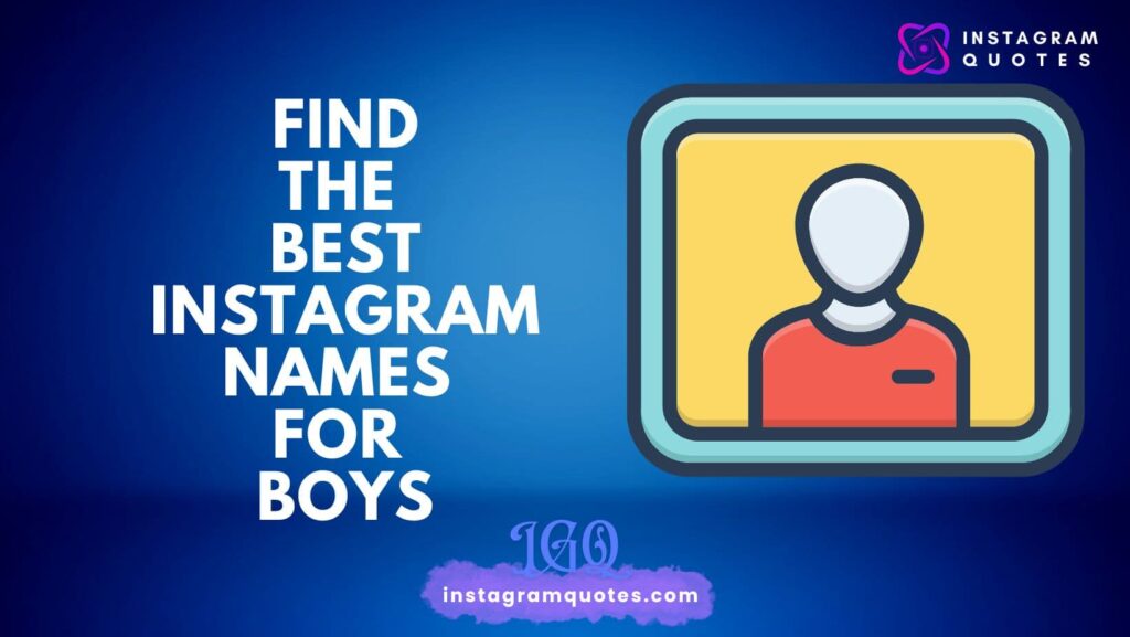 instagram names for boys